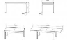 IMPERIA 140 table (high gloss)